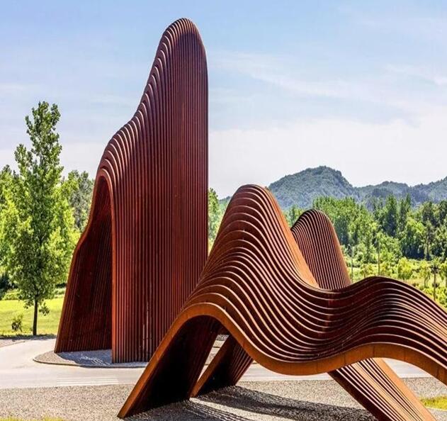 郴州锈钢板造型